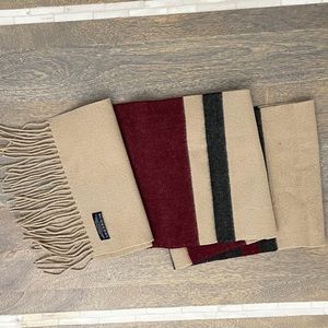 Burberry Check Wool and Cashmere Scarf